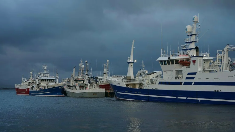 Fiskebatar i Alesund foto Ogne