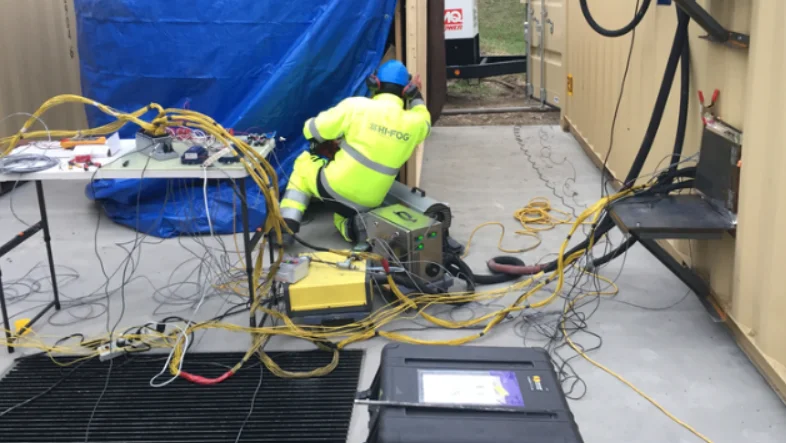 Kjem med raad etter batteribrannen paa MF Ytteroeyningen