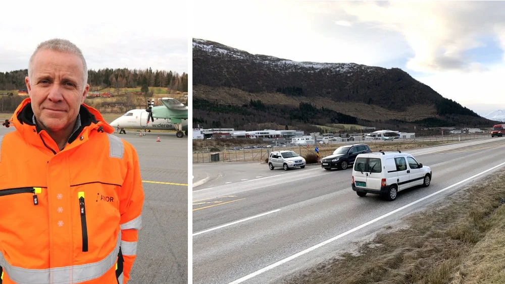 Er ein av faa flyplassar i Norge utan busstilbod