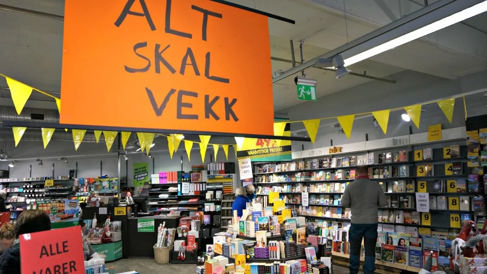 3 300 faerre tilsette i varehandelen