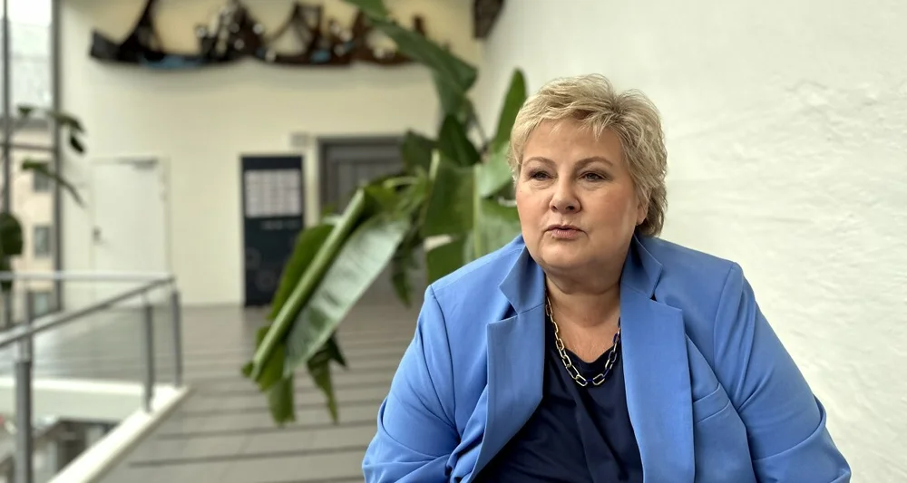 Erna Solberg alvorlig foto Marius 11