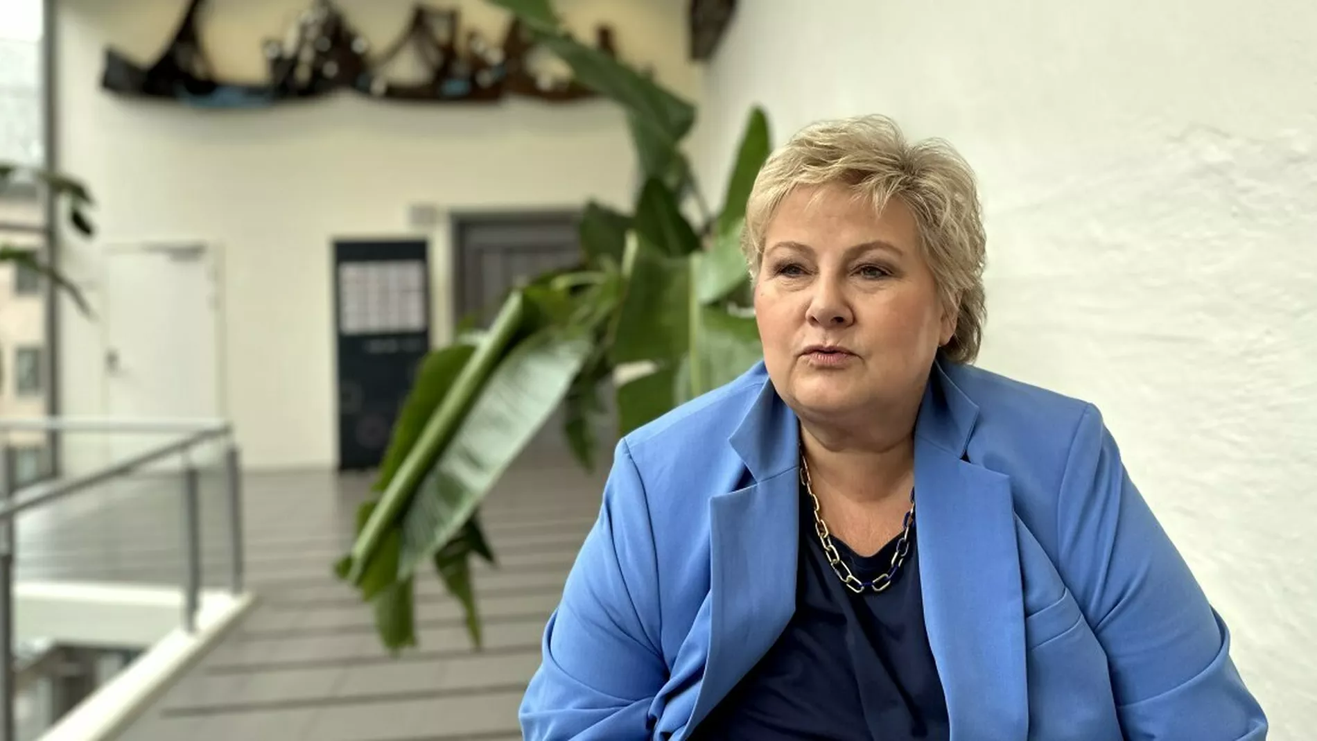 Erna Solberg alvorlig foto Marius 11