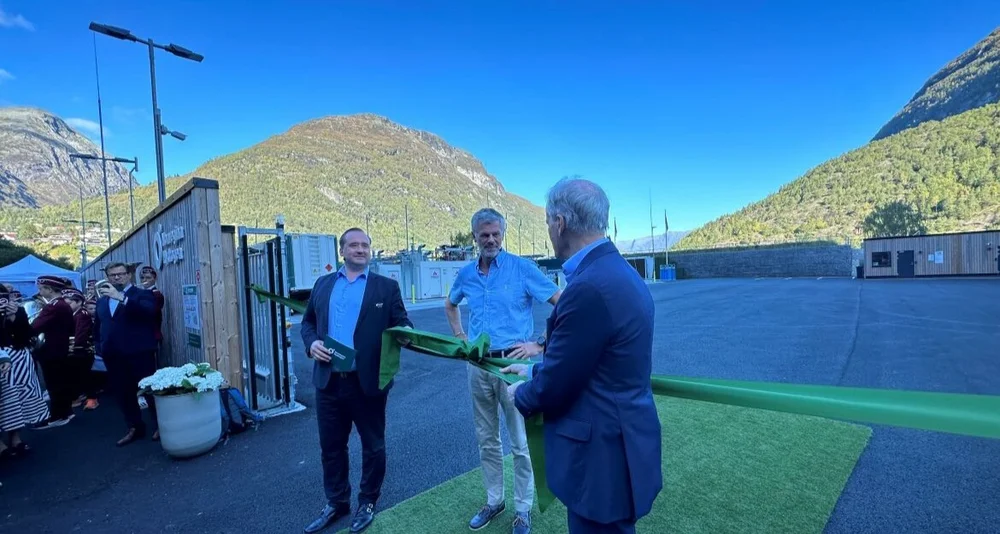 Hellesylt Hydrogen Hub opning foto Marius