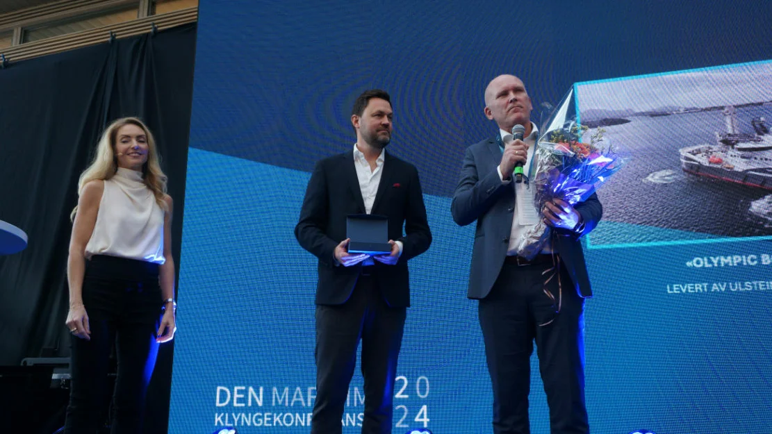 Glenn Erik Valo fra Olympic og Runar Muren fra Ulstein Design foto Ogne Oyehaug