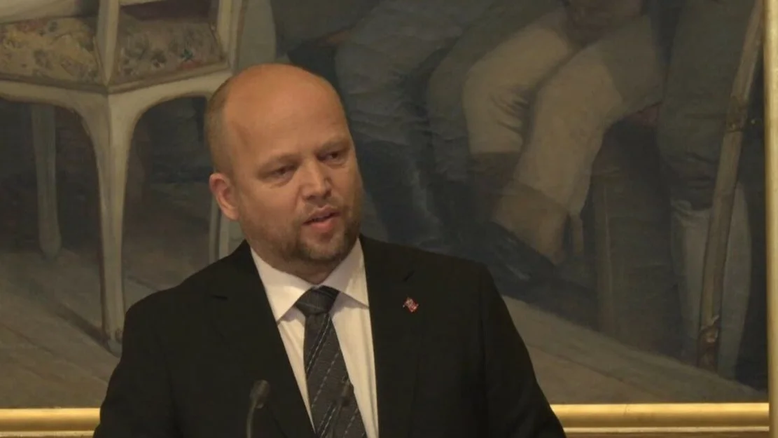 Trygve Slagsvold Vedum skjermfoto stortinget no
