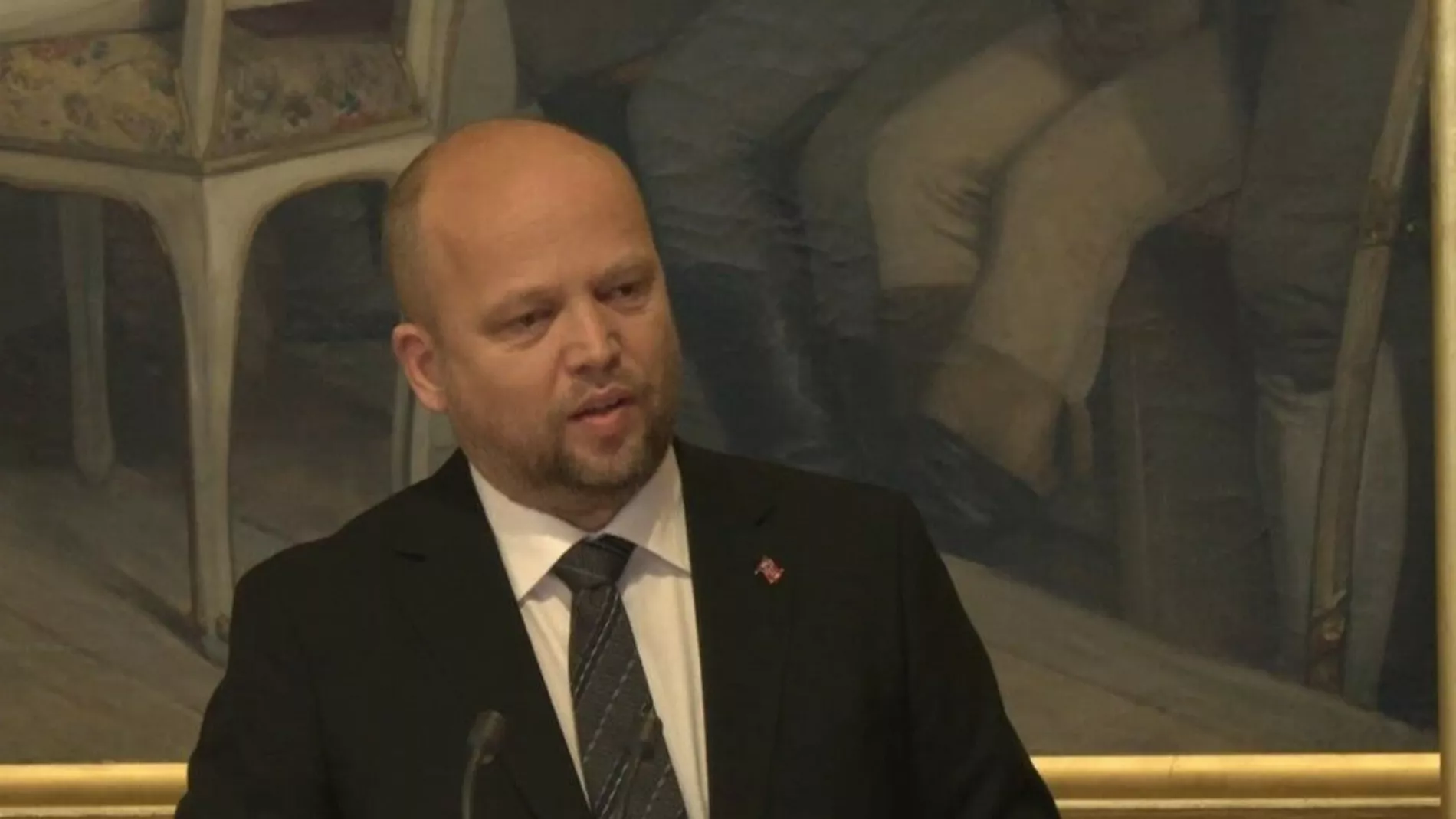 Trygve Slagsvold Vedum skjermfoto stortinget no