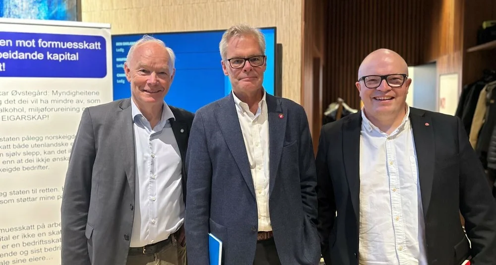 Per Olav Lundteigen Hans Andreas Limi Per Vidar Kjolmoen foto Marius