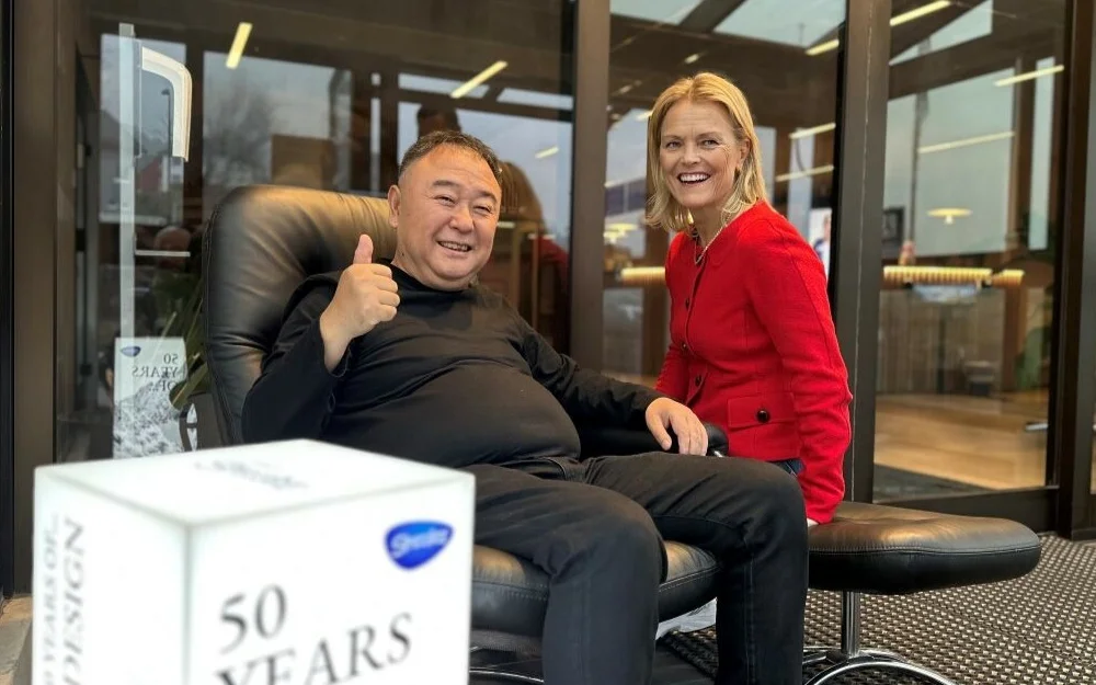 Ekornes Ruihai Zhao Tine Hammernes Leopold foto Marius