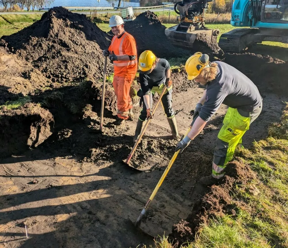 HJORUNGAVAG arkeologar VIKINGFUNN foto Arve Nytun More og Romsdal fylkeskommune