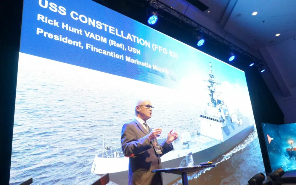 Vice Admiral Richard Hunt President Fincantieri Marinette Marine USA 2 Foto Ogne