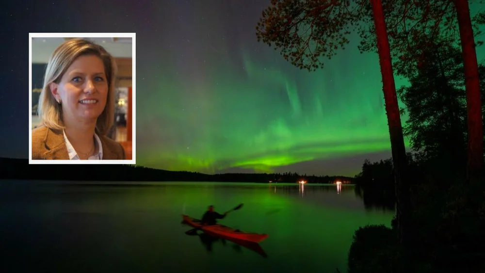 Nordlys IKKE GJENBRUK innfelt monja mjelva