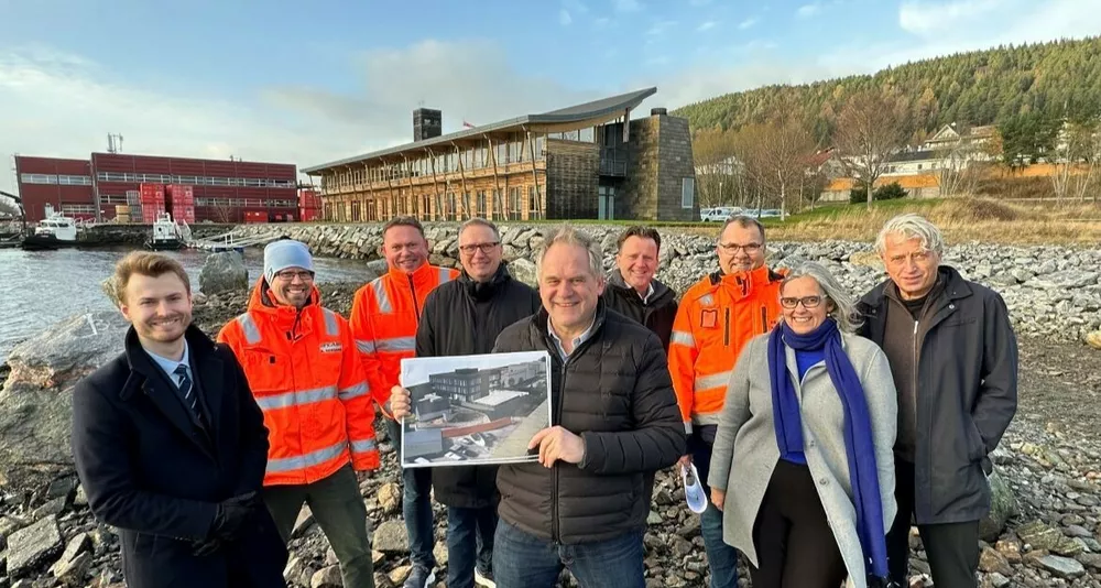 Nybygg gruppebilde Oceans Supereme Norwegian Seafood Company foto Marius