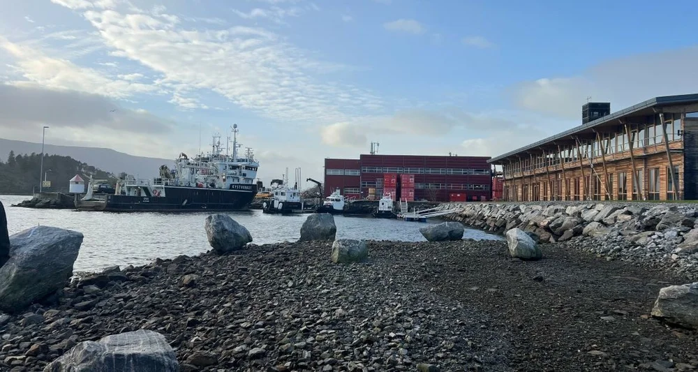 Nybygg tomt Oceans Supereme Norwegian Seafood Company foto Karoline