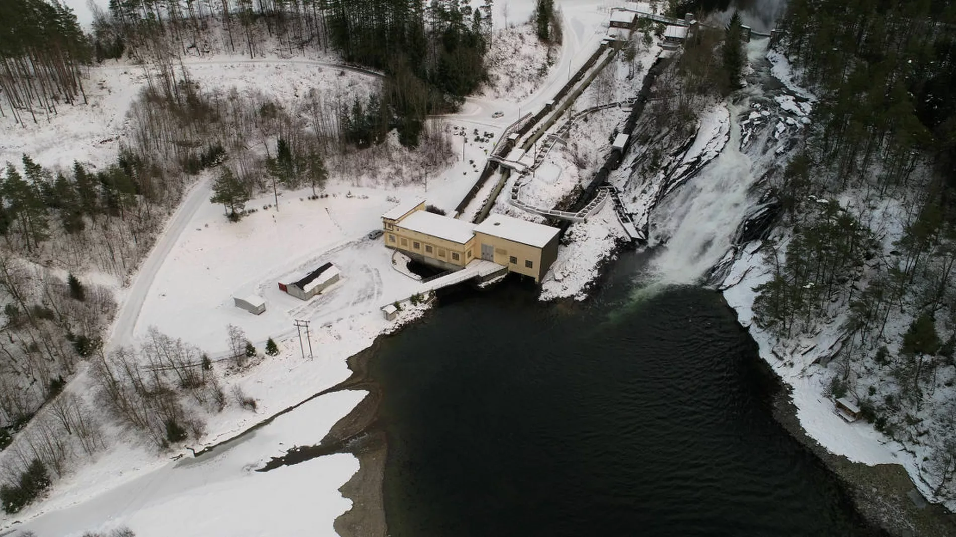 Eidsfossen gloppen Sogn og Fjordane Energi foto SFE