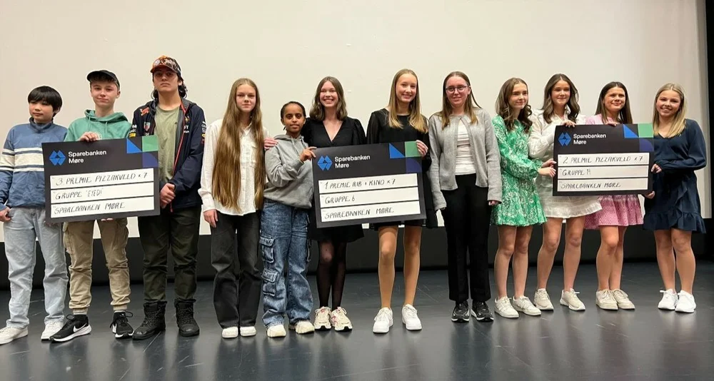 Innovasjonscamp vinnarar foto Heroy Naeringsforum