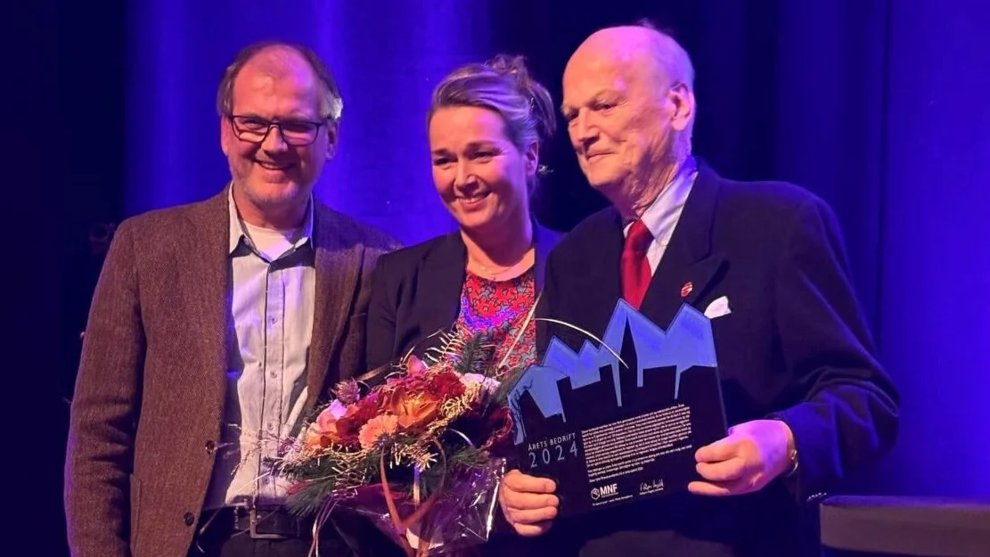 Osckar Sylte arets bedrift foto Molde Naeringsforum