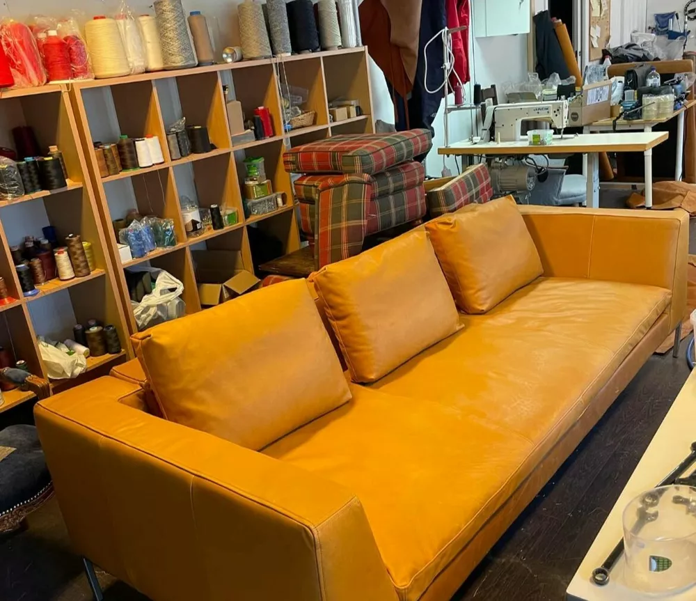 Hareid Tekstil sofa foto privat