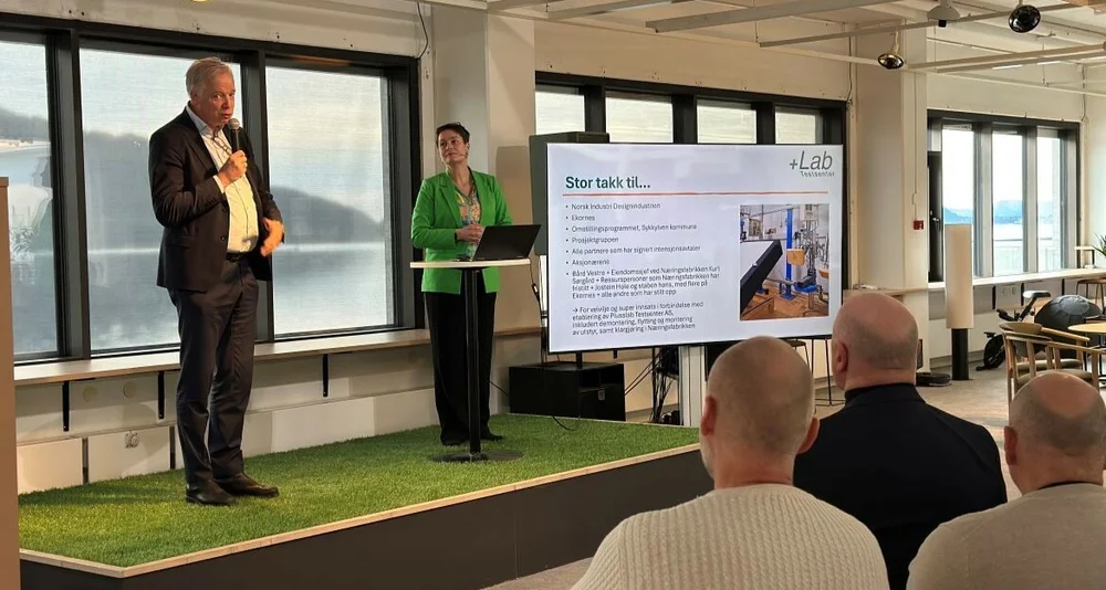 Testsenter opning Egil Sundet Gry Helene Stavseng foto Marius