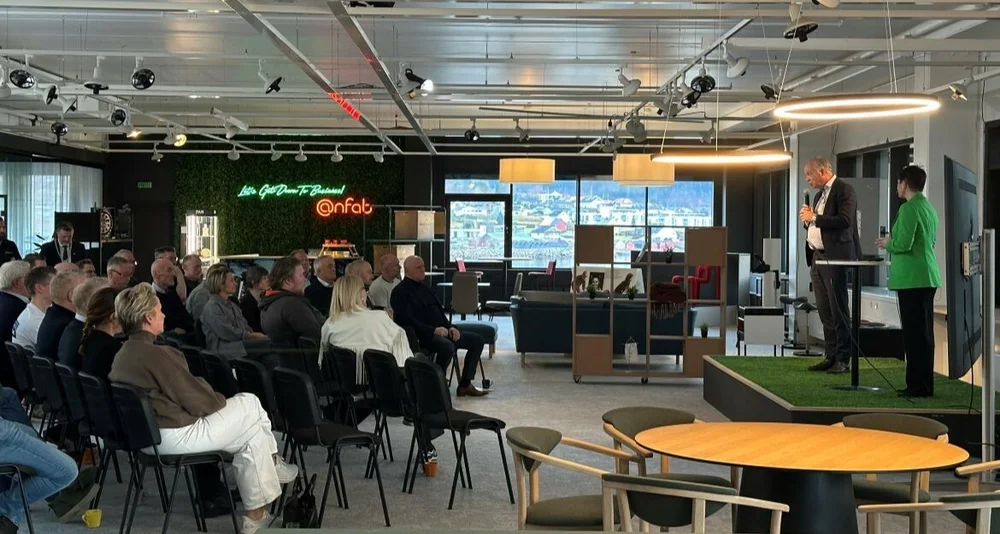 Testsenter opning salen foto Marius