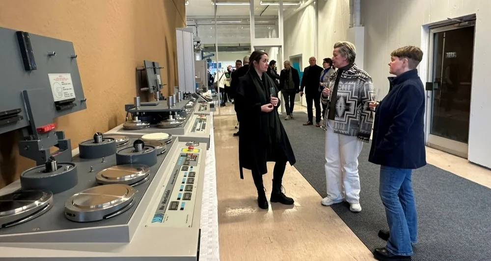 Testsenter opning maskinar foto Marius