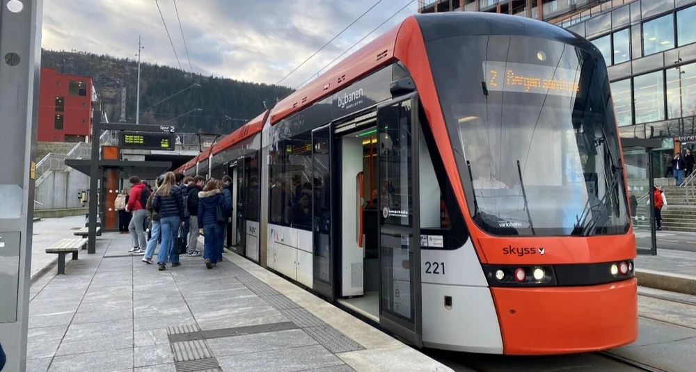 Skyss bybane Bergen Kronstad 5 Foto Paula