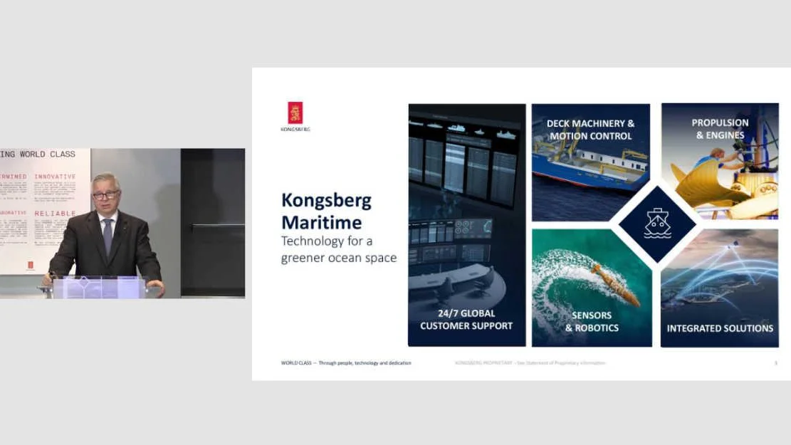 Heile Kongsberg Maritime i pluss