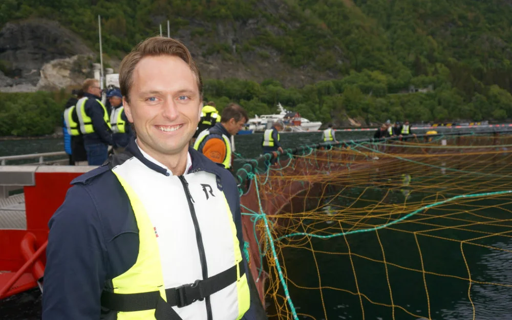 Ola Kvalheim Ode sjef pa anlegg i Alida i Volda foto Ogne