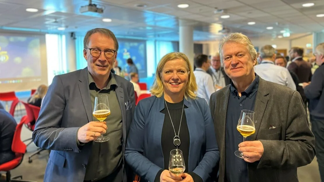 Gunnar Stein Hareide Kirsti Slotsvik Magne Aarset AKP 25 ar foto Marius