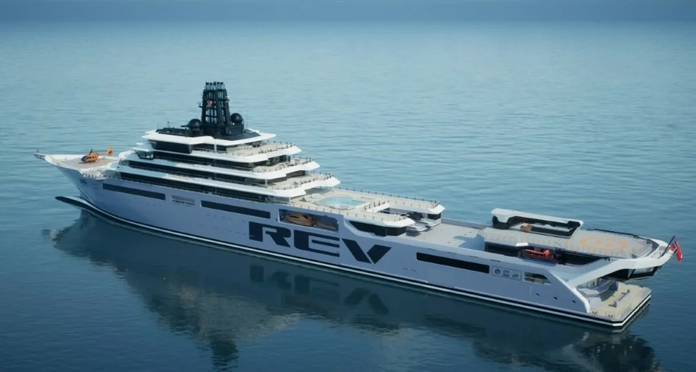 Rev Ocean ferdig i sjoen illustrasjon Rev Ocean