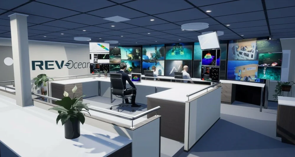 Rev Ocean operasjonsrom illustrasjon Rev Ocean
