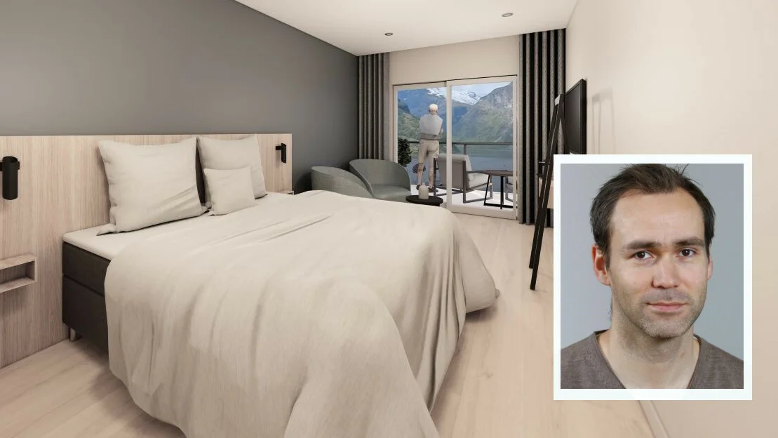 Havila Hotel Geiranger innfelt vegard saevik illustrasjon nye rom