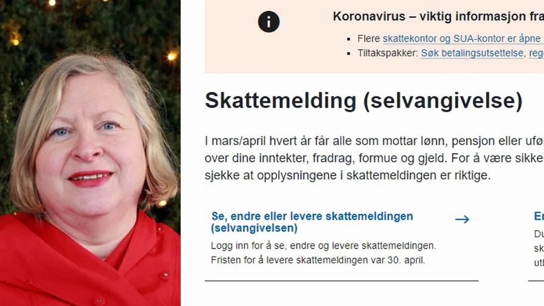 Oppmodar folk til aa sjekke skattetrekket