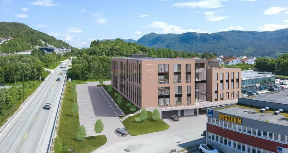 Holsletta mot ost Illustrasjon Sporstol Arkitekter