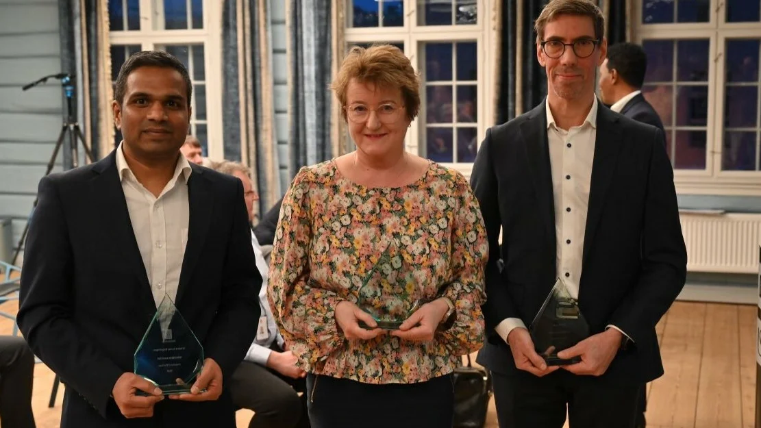 Krishna Kumar Nagalingam Mette Lokna Nedreberg Mark Winter foto Kongsberg Maritime