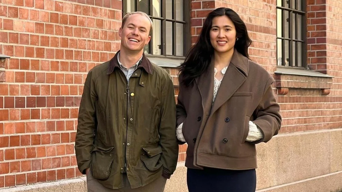 Halvor Mjoen Berg Maja Zhang Olsen foto Fram Kapital