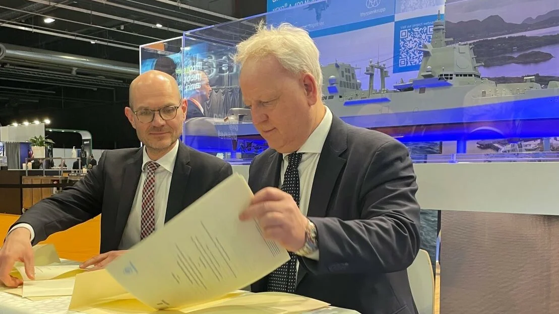 Joachim Wacker Lars Luhr Olsen foto Ulstein Group