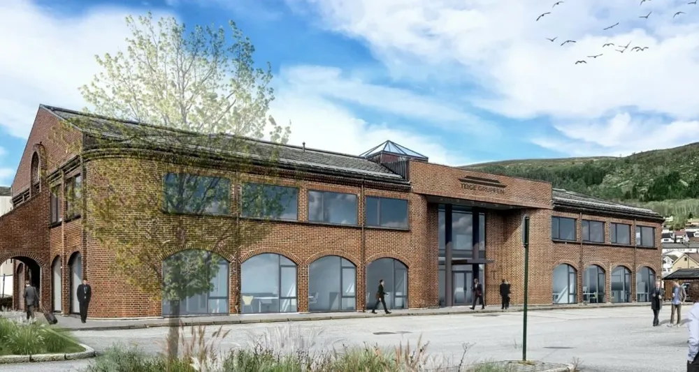 Teigr Gruppen hovedkontor Hareid illustrasjon Slyngstad Aamlid Arkitekter