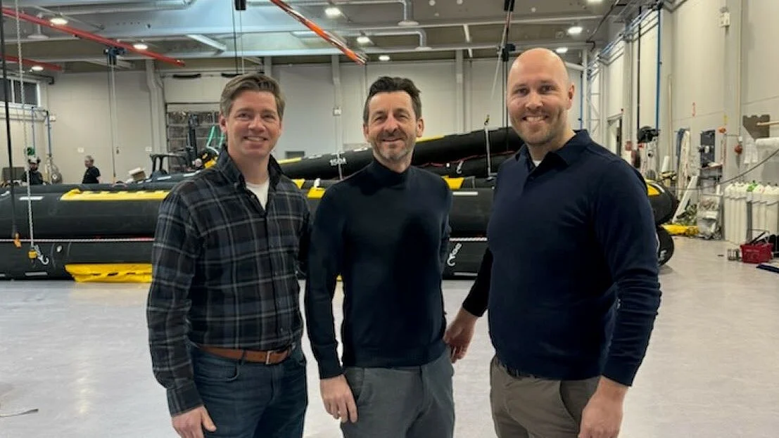 Survitec Jan Eskil Hollen Nils Peter Skeide Ole Kristian Osvik foto Survitec