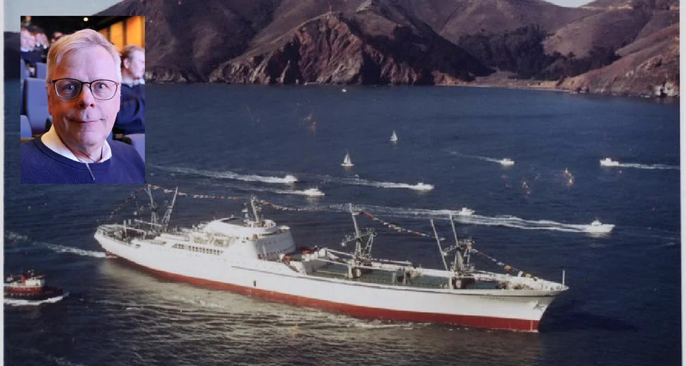 Lossy page1 725px The nuclear ship Savannah passing under the Golden Gate Bridge in San Francisco California on its way to the NARA 542141 tif 1 jpg innfelt Hans Petter Hildre NTNU foto Ogne