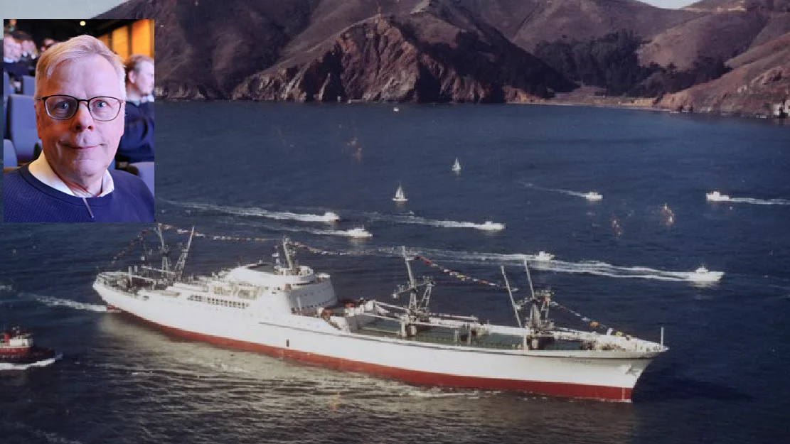Lossy page1 725px The nuclear ship Savannah passing under the Golden Gate Bridge in San Francisco California on its way to the NARA 542141 tif 1 jpg innfelt Hans Petter Hildre NTNU foto Ogne