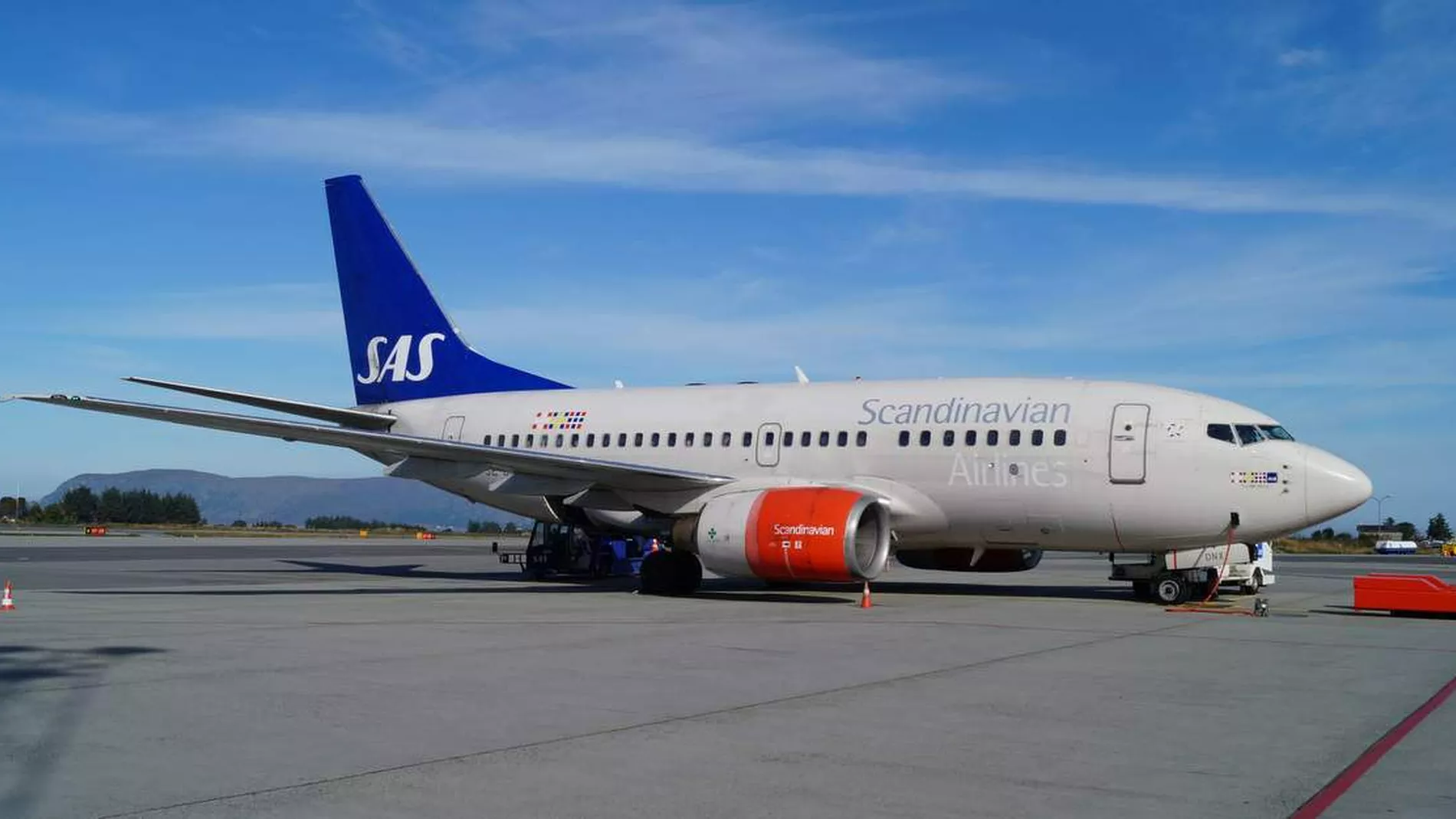 Minste flytrafikk paa 30 aar