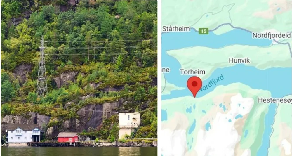 Oksenelvane stasjon montasje foto SFE illustrasjon google