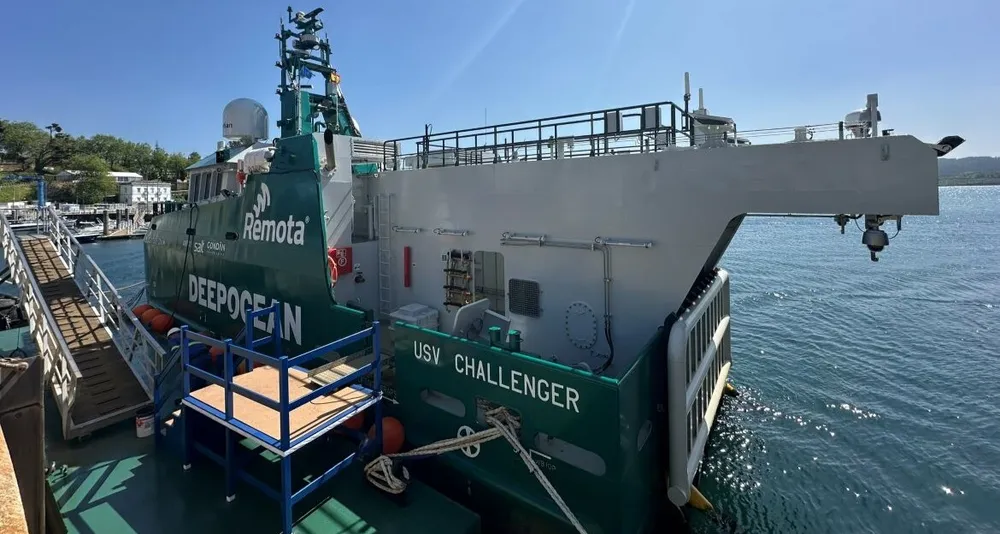 Deepocean USV Challenger akter foto sjofartsdirektoratet