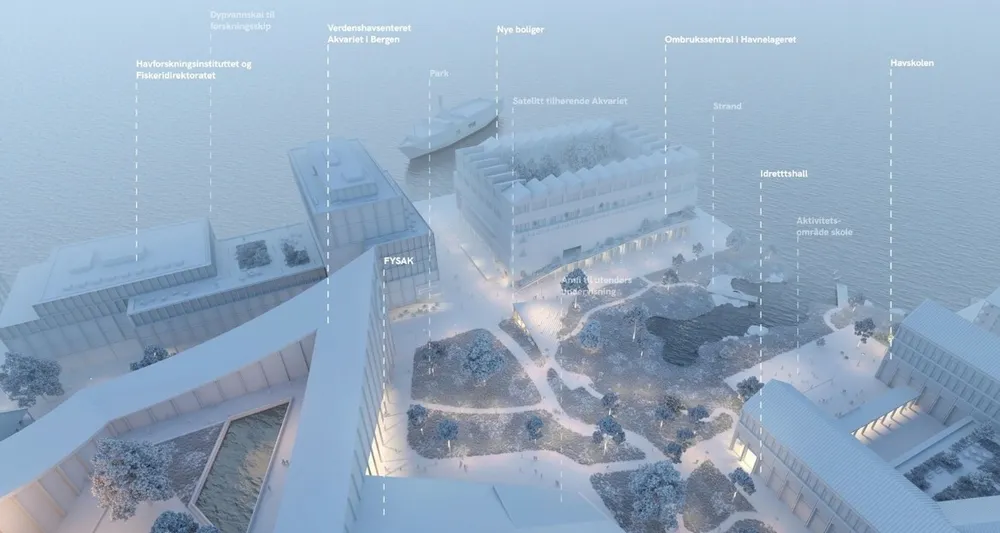 Foto plan verdenshavsenteret dokken bergen foto akvariet