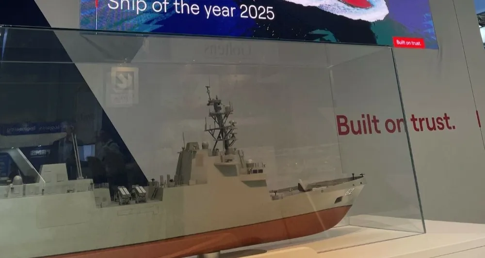 Fregatt USA Resilience Vard illustrasjon Fincantieri