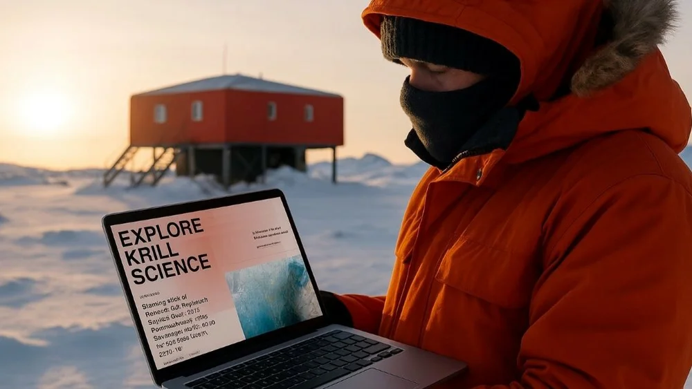 Krill Science Hub for Antarktis foto Aker Qrill Company