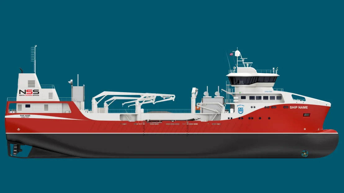 HAV bronnbat design 595 illustrasjon hav design