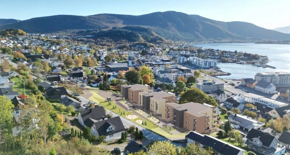 Ulsmo fagertun 1 oversikt illustrasjon