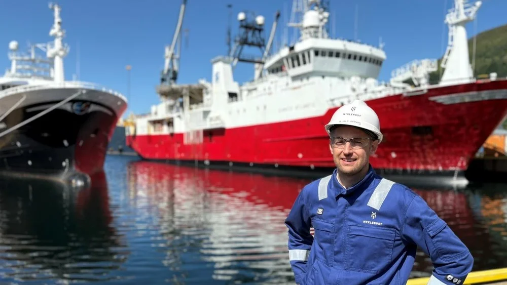 Leiv Sindre Muren Myklebust verft bater foto Marius