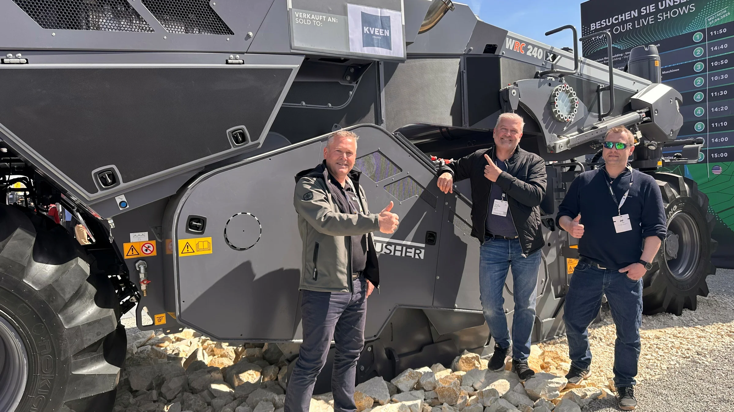 Kveen Anlegg Bauma Knusefres 2025